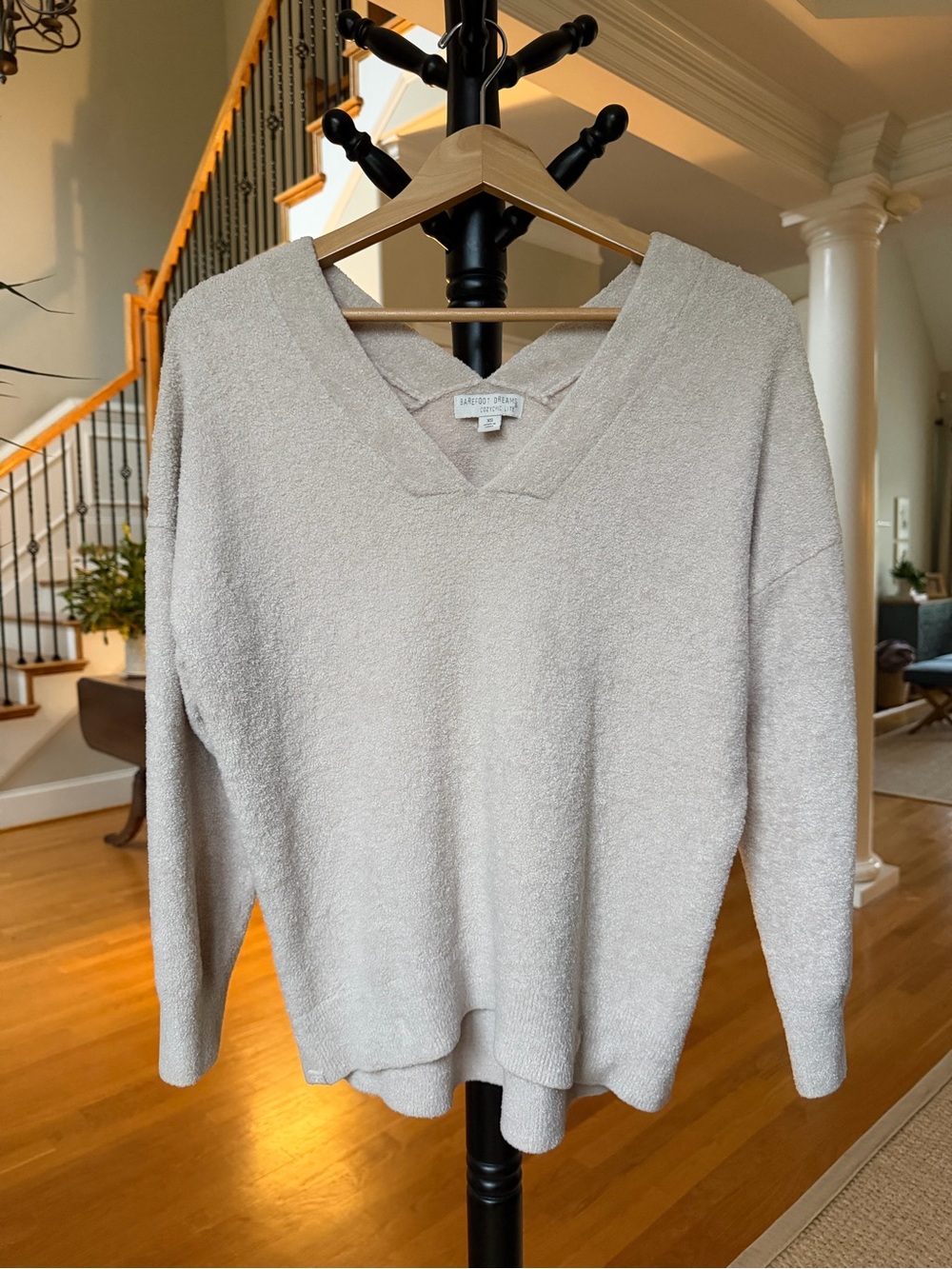 Barefoot Dreams CozyChic Lite V Neck Seamed Pullover